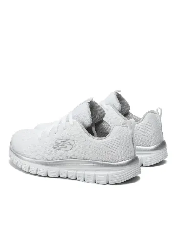 Adidasi SKECHERS, alb