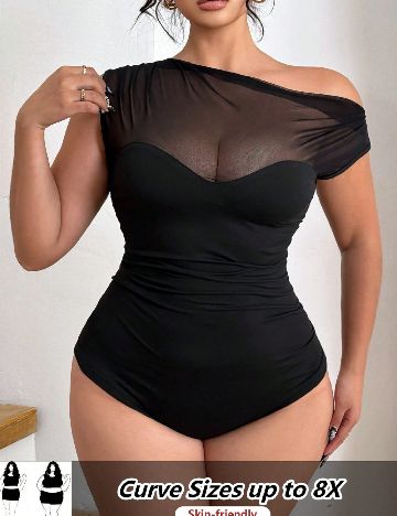 Body SHEIN CURVE, negru