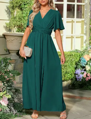 Rochie lunga SHEIN, verde