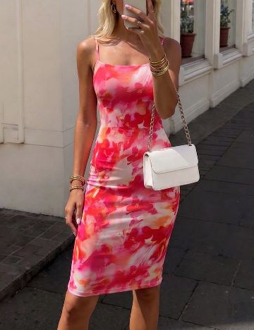 Rochie scurta SHEIN, roz