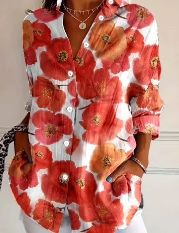 Camasa SHEIN, floral print