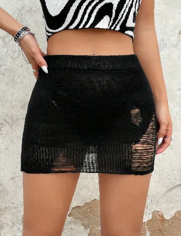Fusta SHEIN, negru