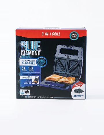 Grill 3 in 1 Blue Diamond, albastru