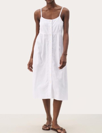 Rochie medie Part Two, alb
