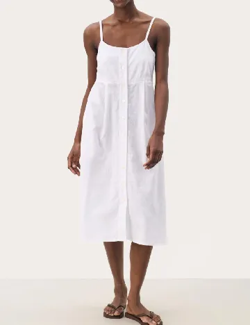 Rochie medie Part Two, alb
