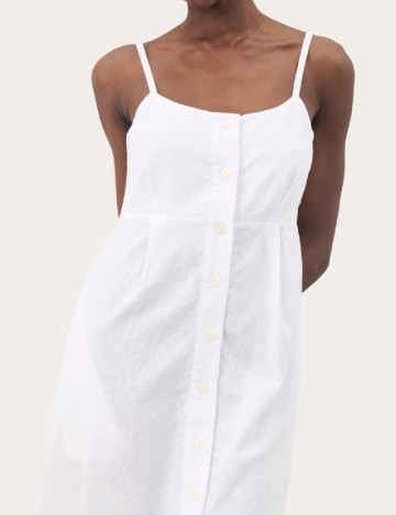 Rochie medie Part Two, alb