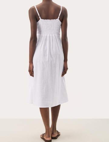 Rochie medie Part Two, alb