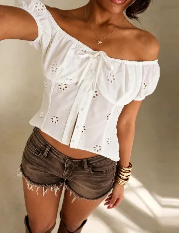 Top SHEIN, alb