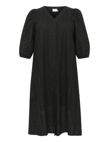Rochie medie Kaffe Curve, negru
