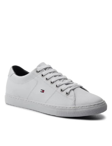 Adidasi Tommy Hilfiger, alb