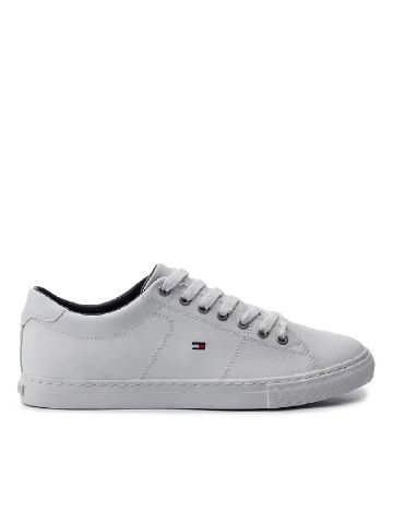 Adidasi Tommy Hilfiger, alb