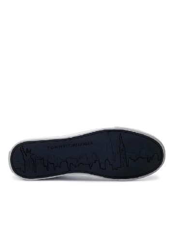 Adidasi Tommy Hilfiger, alb