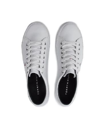 Adidasi Tommy Hilfiger, alb