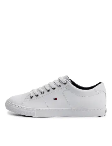 Adidasi Tommy Hilfiger, alb