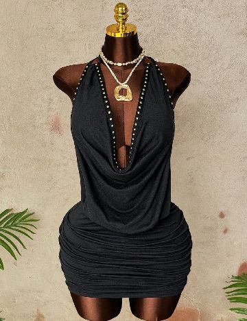 Rochie scurta SHEIN CURVE, negru