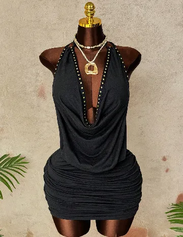 Rochie scurta SHEIN CURVE, negru