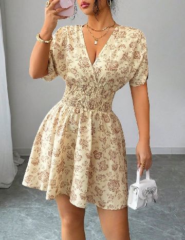 Rochie scurta SHEIN, galben