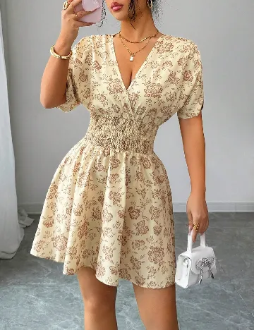 Rochie scurta SHEIN, galben