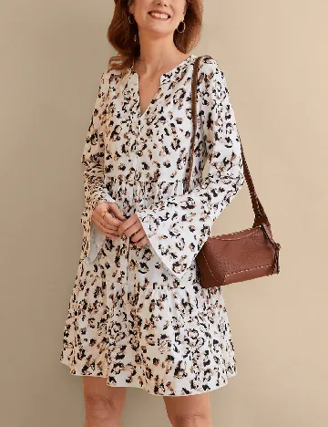 Rochie scurta SHEIN, animal print