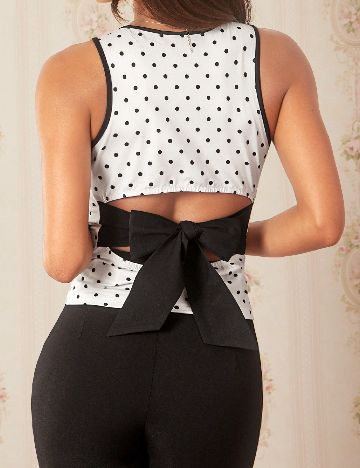 Top SHEIN, alb