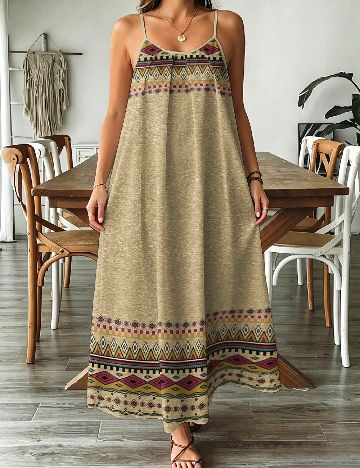Rochie lunga SHEIN CURVE, crem