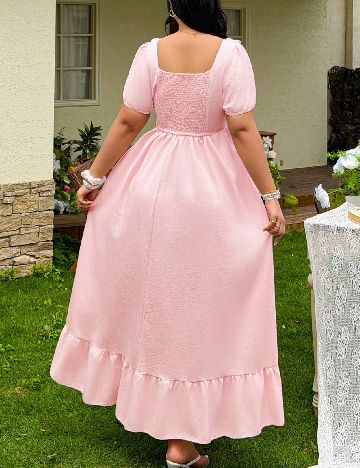 Rochie lunga SHEIN CURVE, roz