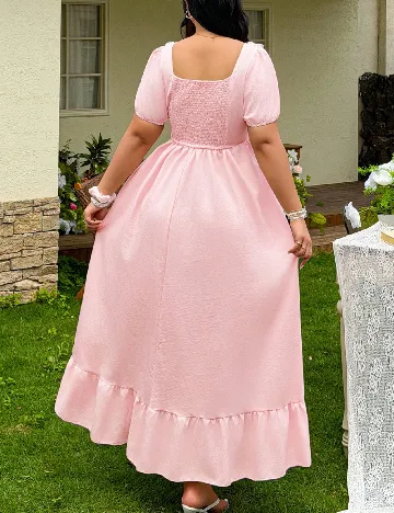 Rochie lunga SHEIN CURVE, roz