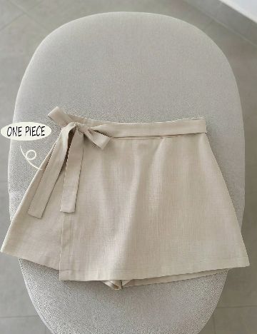 Fusta pantalon SHEIN, bej