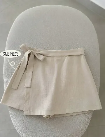 Fusta pantalon SHEIN, bej