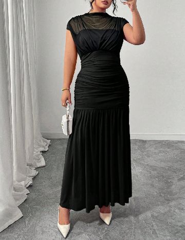 Rochie lunga SHEIN CURVE, negru