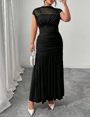 Rochie lunga SHEIN CURVE, negru