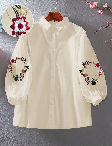 Bluza SHEIN CURVE, crem