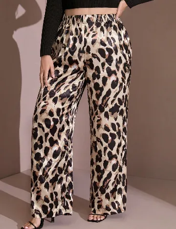 Pantaloni SHEIN CURVE, animal print