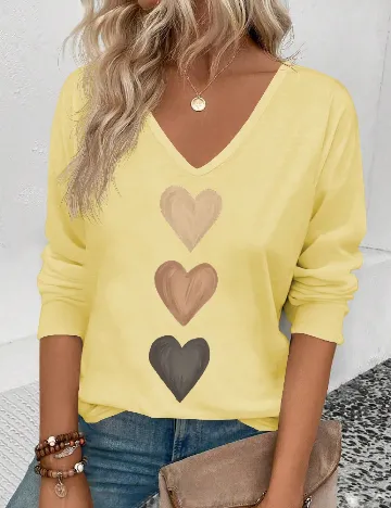 Bluza SHEIN, galben