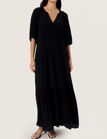 Rochie lunga Soaked In Luxury, negru