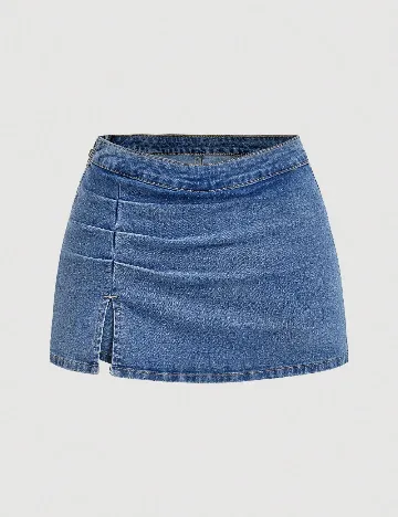 Fusta pantalon SHEIN, albastru