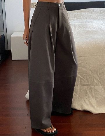 Pantaloni Dazy, maro