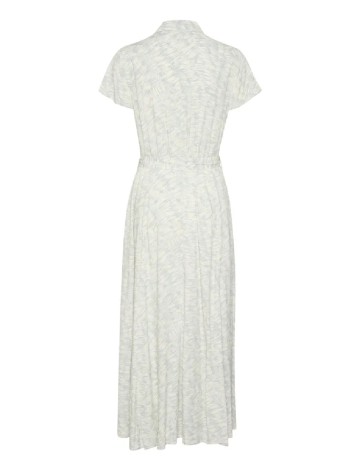 Rochie lunga Soaked In Luxury, verde/alb