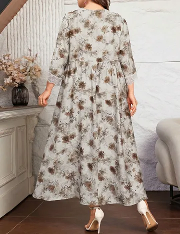 Rochie lunga SHEIN CURVE, floral print