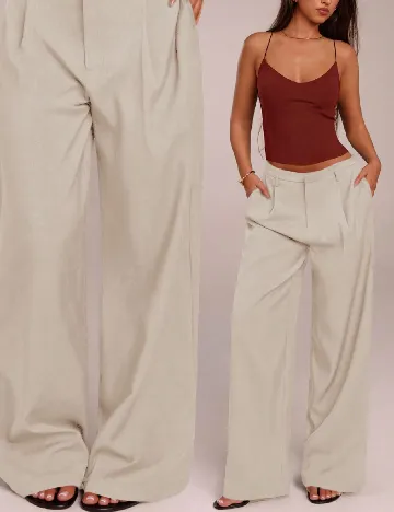 Pantaloni Forever 21, crem