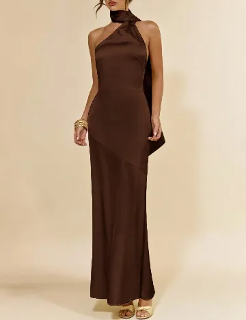 Rochie lunga SHEIN, maro