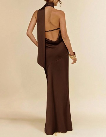 Rochie lunga SHEIN, maro