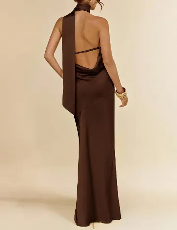 Rochie lunga SHEIN, maro
