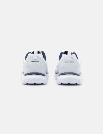 Adidasi SKECHERS, alb/gri