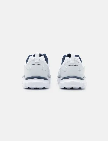 Adidasi SKECHERS, alb/gri