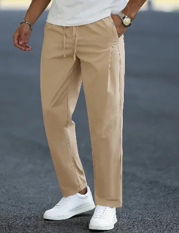 Pantaloni SHEIN, maro deschis