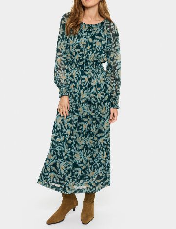 Rochie lunga Saint Tropez, verde