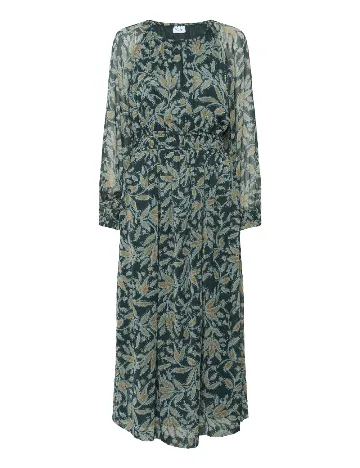 Rochie lunga Saint Tropez, verde