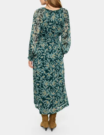 Rochie lunga Saint Tropez, verde