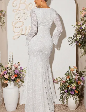 Rochie lunga SHEIN Maternity, alb